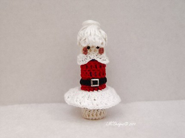 Mrs. Claus Doll Lip Balm Holder