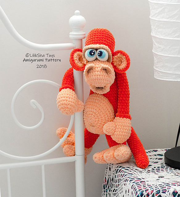 Funny Red Monkey.
