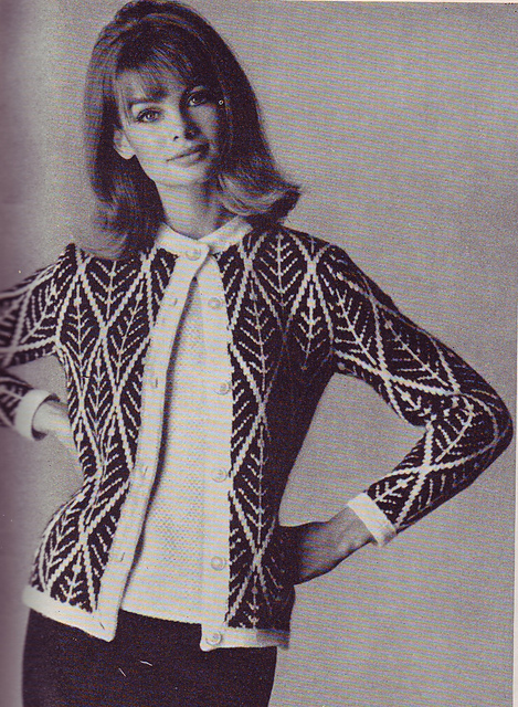 Fern Pattern Cardigan