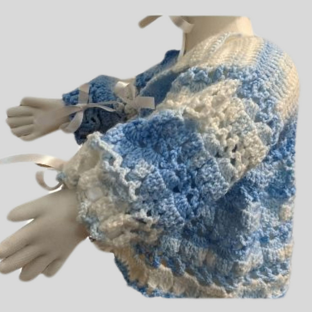 Triple Cluster Baby Sweater