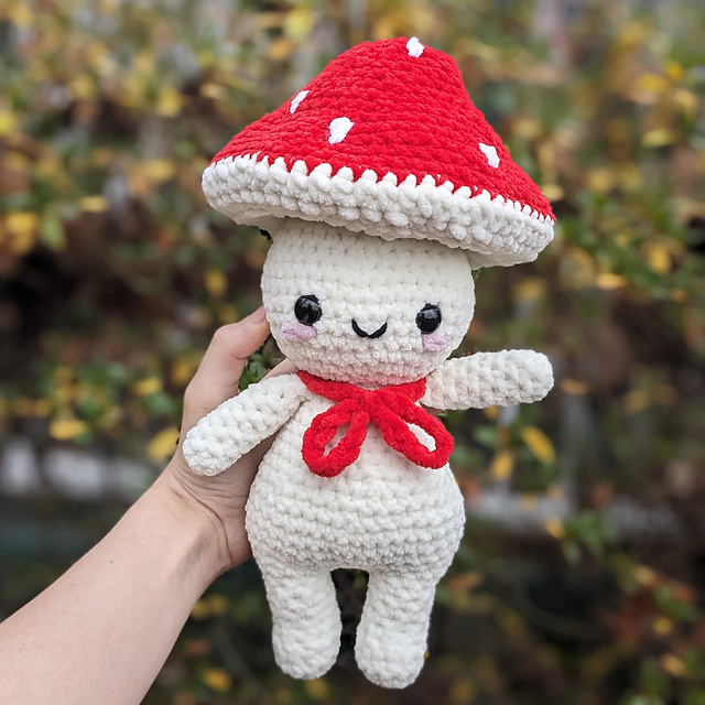 No Sew Mushroom Boy