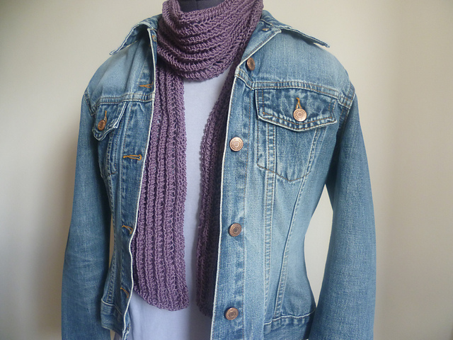 Lace Rib Scarf