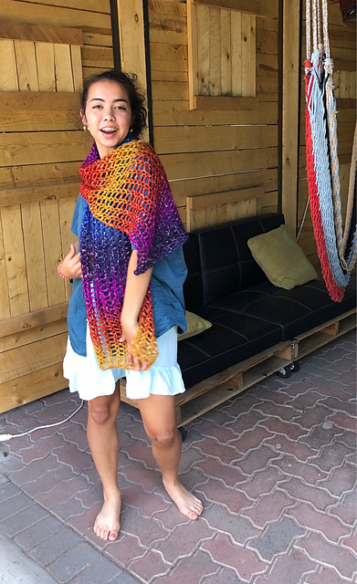 Openwork Shawl