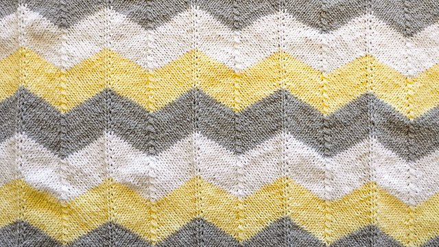 Chevron Babydecke