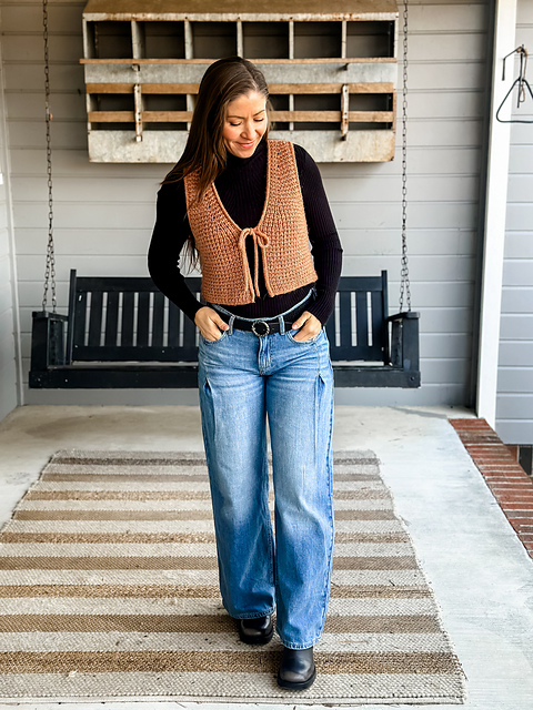 Ravelry: The Nadia Thermal Vest pattern by Rita Dowd