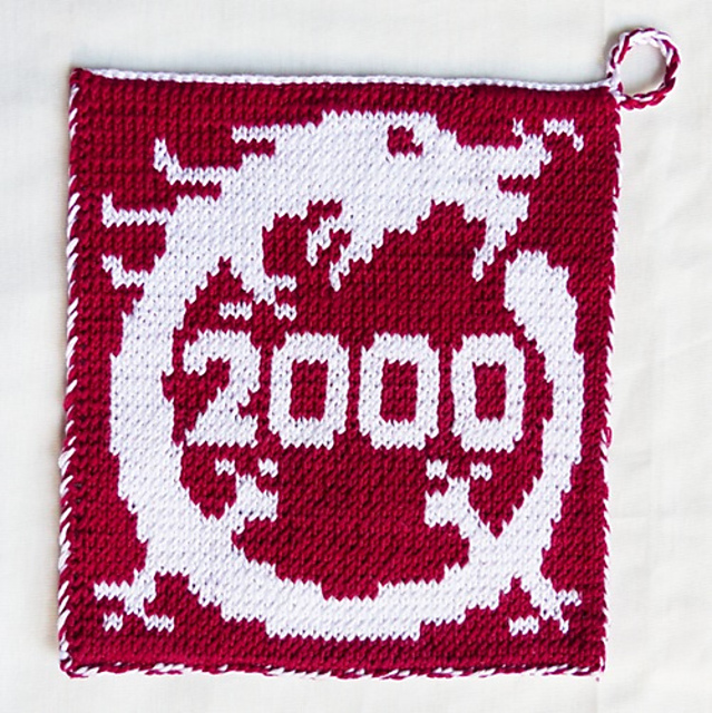 Dragon Potholder 1, Chinese Zodiac, Drachen