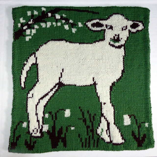 Mary had a Little Lamb Cuddling Blanked