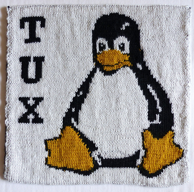 Tux Penguin Baby Blanket