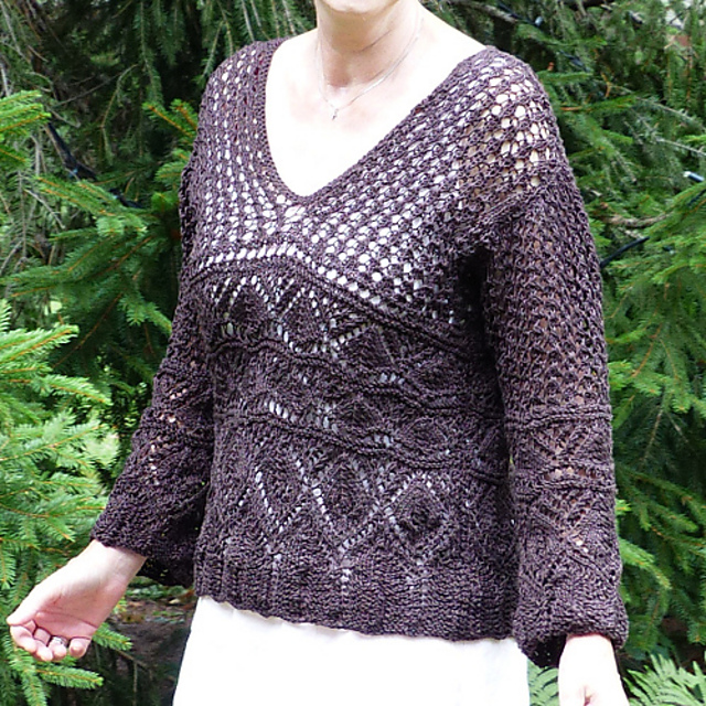 # 19 Pulli im Lochmuster