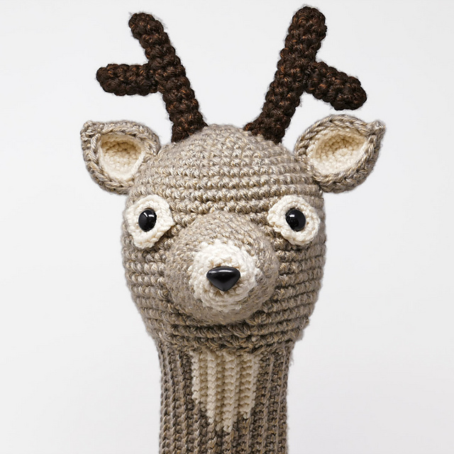 Ravelry: Deer Golf Club Cover pattern by Linda Wright - Lindaloo