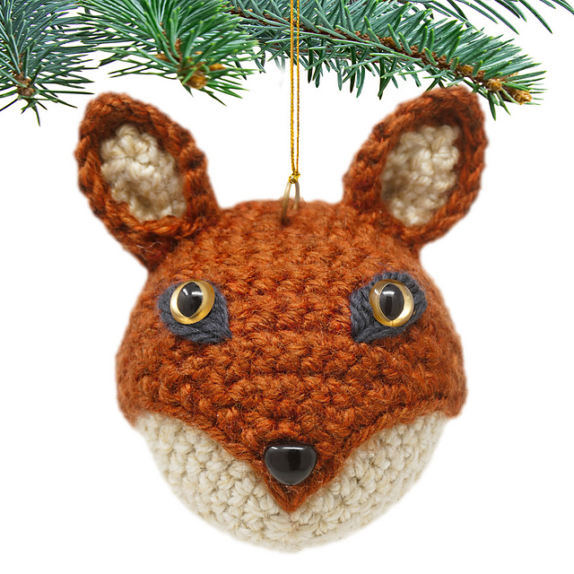 Fox Christmas Ornament