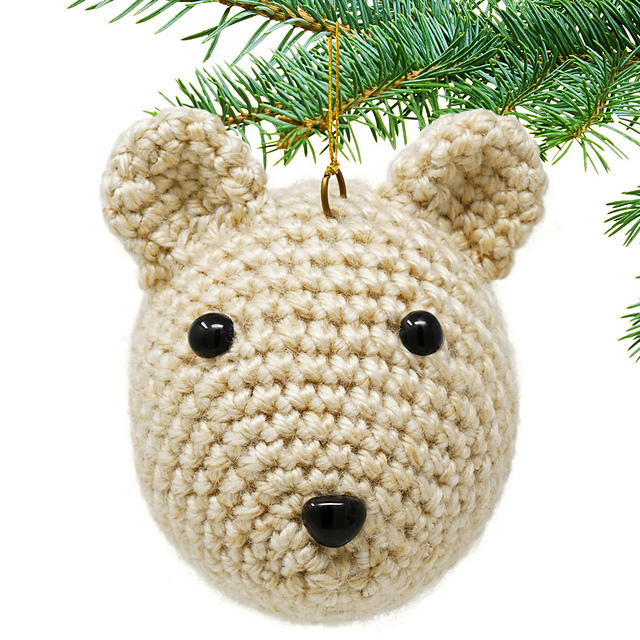 Polar Bear Christmas Ornament
