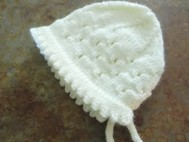 Peek-A-Boo Infant Bonnet
