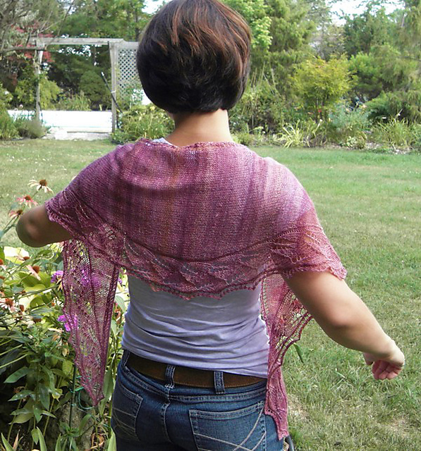 Painted Fern Shawl