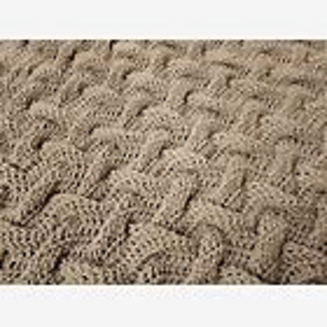Smocked Celtic Weave Blanket