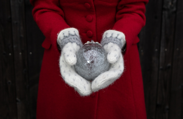 Felted Starry Night Mittens