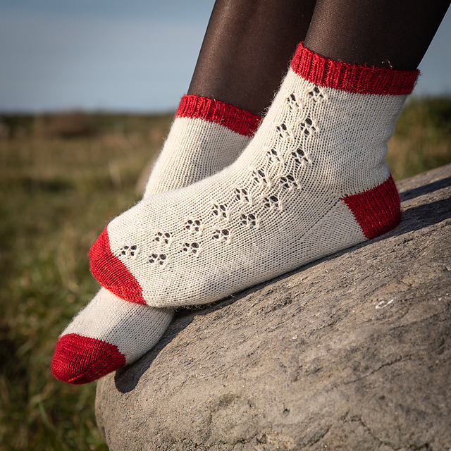 Julspår socks