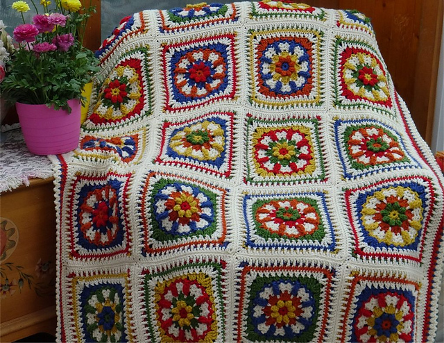 Grandma's Garden Afghan