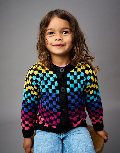 Ravelry: 2629 Speed Check Cardigan pattern by Sirdar