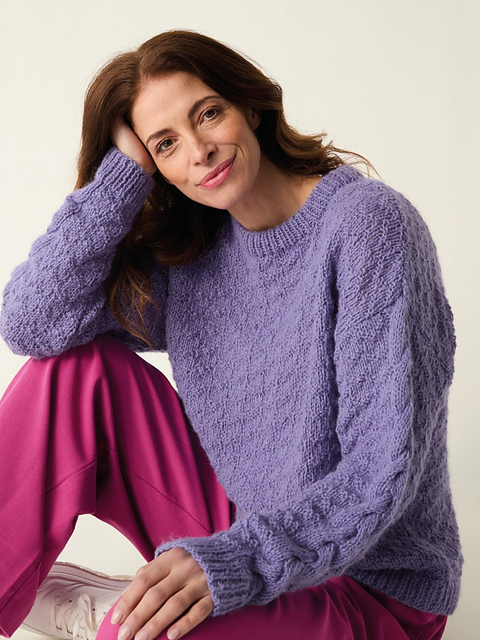 10881 Soft Cable Sweater
