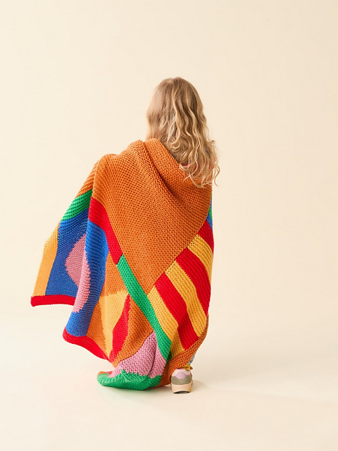 2641 Scandi Shapes Blanket