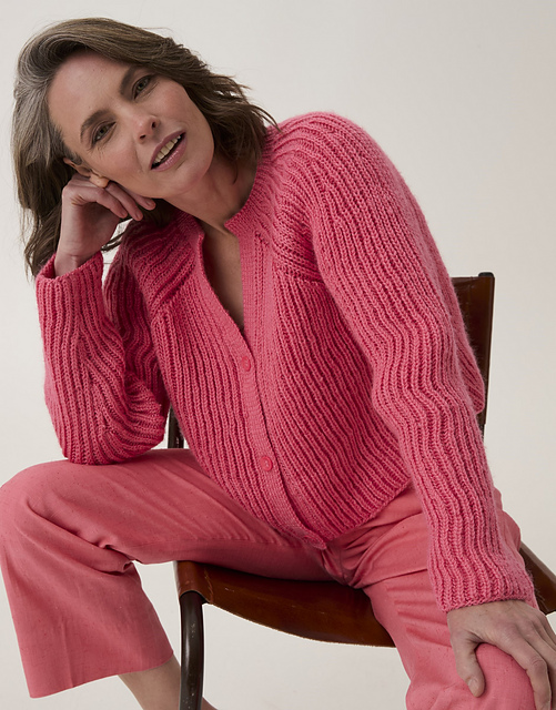 10913 Root System Rib Cardigan