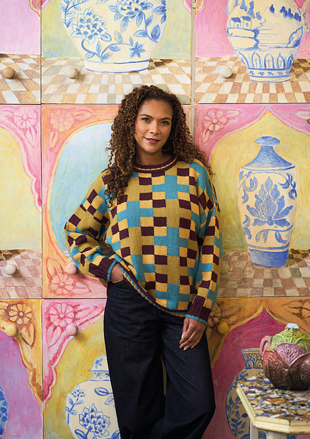 Cross Patch Sweater