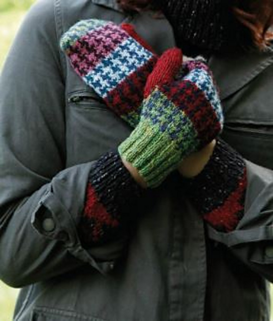 Tweed Mittens