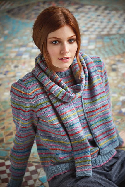 Colours in a Mist Scarf