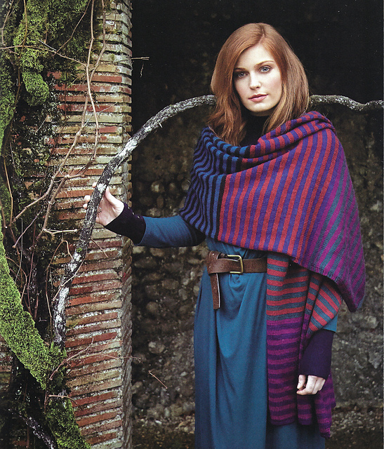 Bold Stripes Shawl