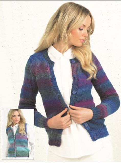JB247 Cardigan and Waistcoat