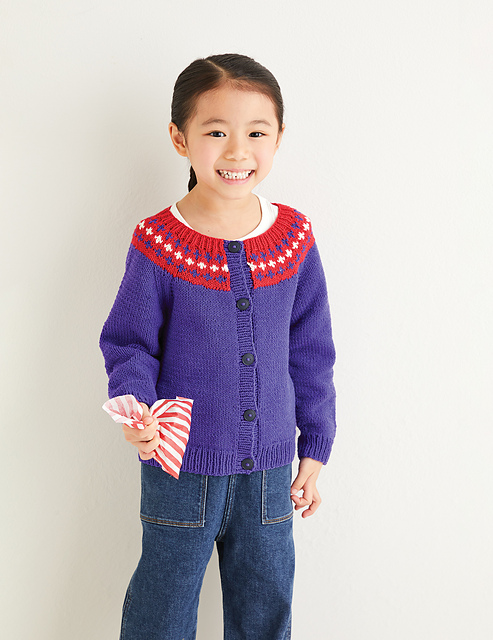 Fairisle Star Cardigan 2553