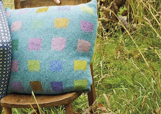 Paint Daubs Cushion