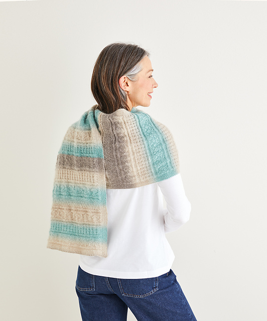 Textured Wrap Shawl 10215