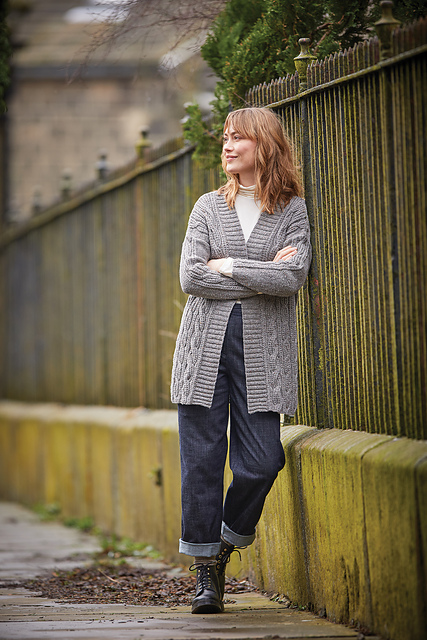 Cabled Coatigan 10152