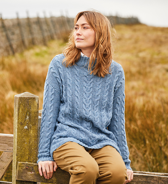 Ravelry: Cable Sweater 10153 pattern by Sirdar