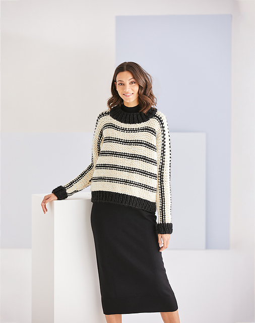 Stripe Sweater 10191