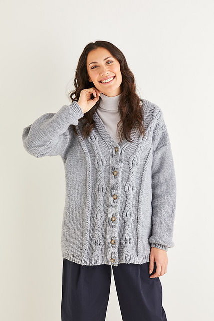 Cable Cardigan 10224