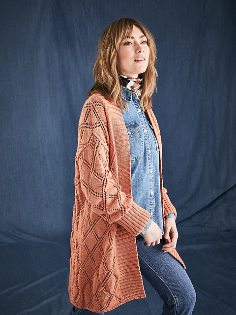 Diamond Trellis Cardigan 10212