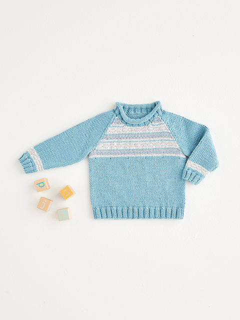 Raglan Fairisle Sweater 5385
