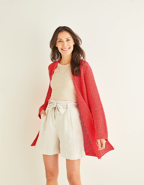 Picot Crochet Cardigan 10249