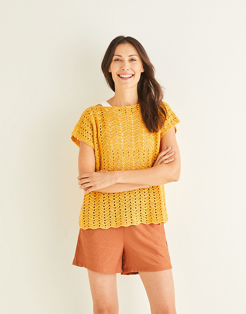 Crochet Chevron Top 10250