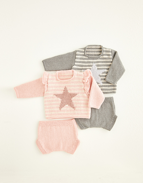 Stripe Star Baby Set 5421