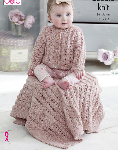 5238 Cardigans, Blanket & Hat
