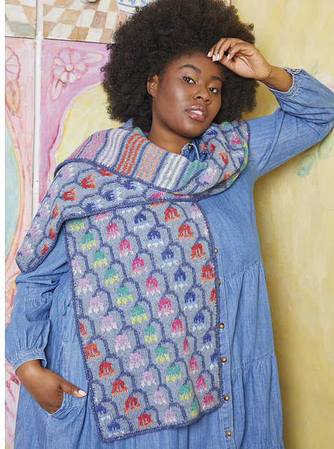 Ravelry: Dangling Flower Shawl pattern by Kaffe Fassett