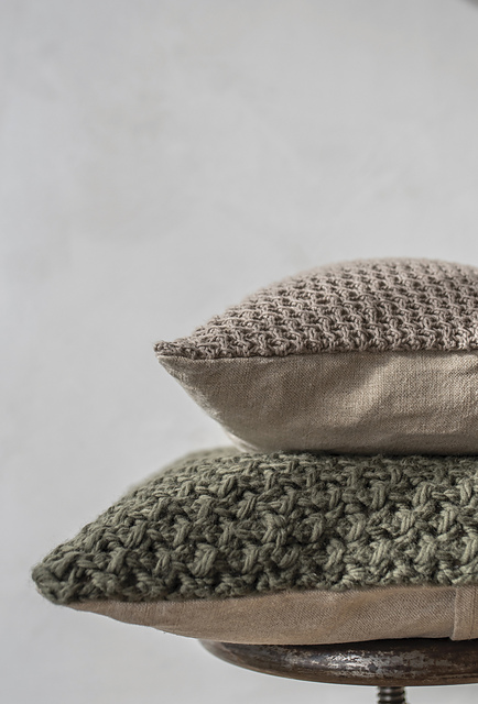 Cell Stitch Cushions