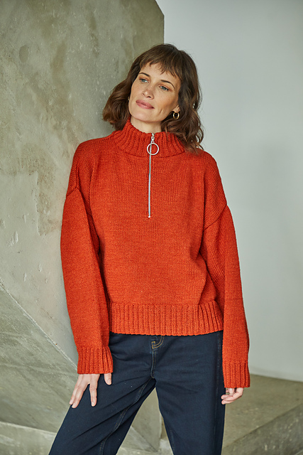 Statement Zip Sweater 10335