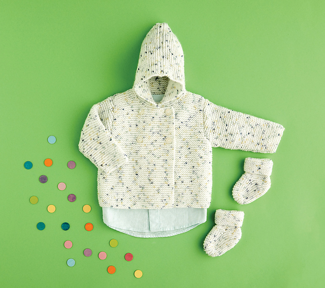 Hooded Jacket & Booties 5446
