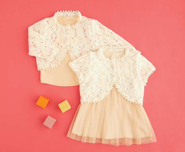 Picot Trim Boleros 5444