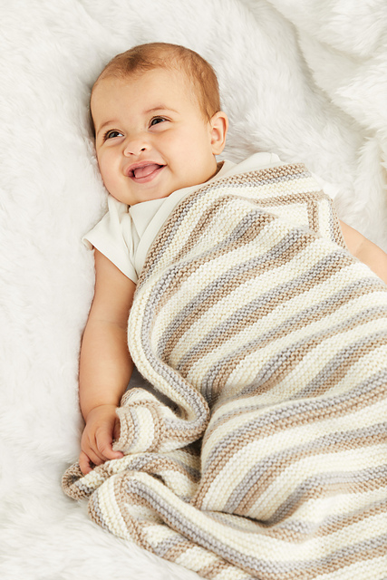 Stripey Travel Blanket 5462